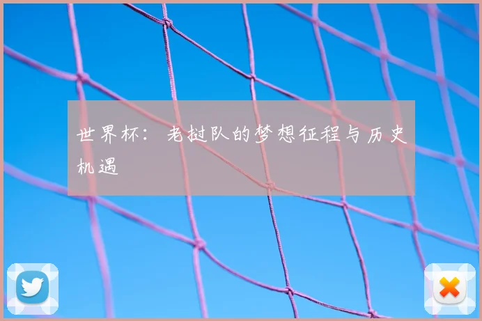 世界杯：老挝队的梦想征程与历史机遇
